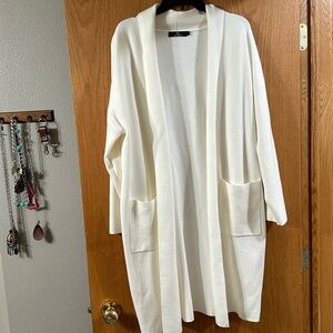 LILLUSORY Women's Oversized Long Cardigan. Size  Large
